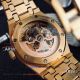Perfect Replica Audemars Piguet Royal Oak Skeleton Watches Yellow Gold Black Dial (7)_th.jpg